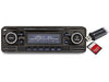 Caliber Autoradio - Bluetooth - USB, SD, AUX, FM - DAB+ - Handsfree bellen - 1 DIN - Retro Oldtimer Look