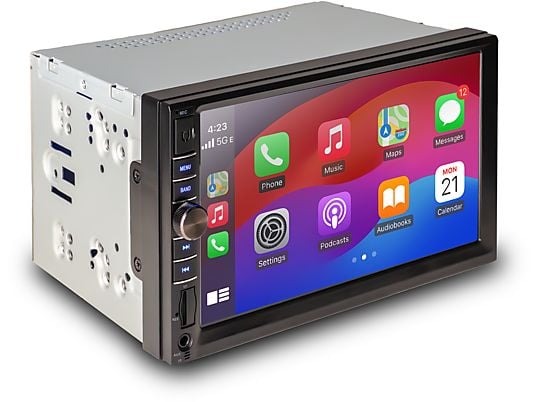 Caliber Car radio - CarPlay - Bluetooth - USB, SD, AUX, FM - 2 din - DAB+ - 7 inch Touchscreen - Wireless CarPlay - 4 x 100 Watt