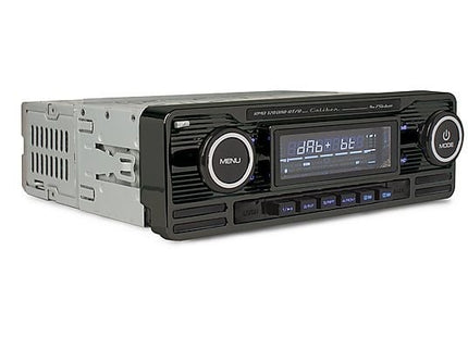 Caliber Autoradio - Bluetooth - USB, SD, AUX, FM - DAB+ - Handsfree bellen - 1 DIN - Retro Oldtimer Look