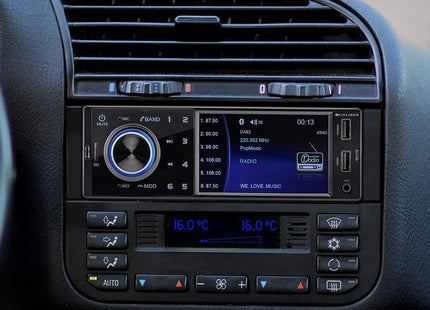 Caliber Autoradio - Bluetooth –  2x USB, SD, AUX, FM – 1 DIN