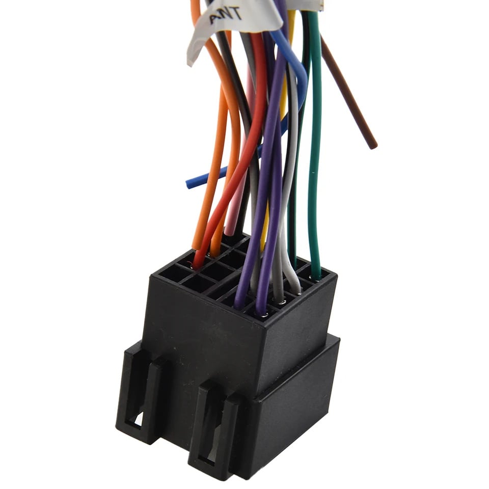 Cable ISO | Adaptador de 16 pines | Conectar y usar | Cable de alimentación universal