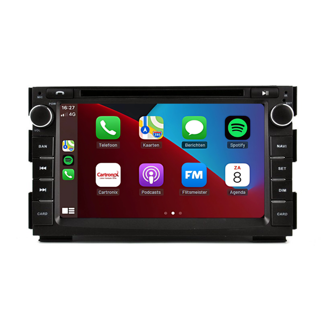 KIA Venga CarPlay Autoradio | 4GB + 64GB | 2010 t/m 2012 | Android Auto & Apple CarPlay