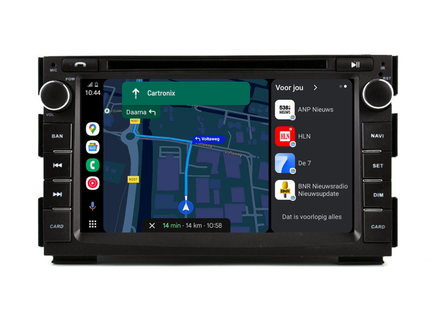 KIA Venga CarPlay Autoradio | 4GB + 64GB | 2010 t/m 2012 | Android Auto & Apple CarPlay