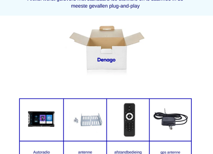 Denago DNG-3067 | 2-din autoradio | android 11