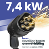 Type 2 laadkabel auto | laadkabel elektrische auto | 7,4 kW | 32A 1-fase | 10 meter | voor thuislader en sneller laden | waterdicht | met opbergtas