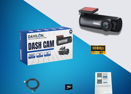 Davilon D1-PRO Dashcam | 1080P FULL HD | 2024 APP Model