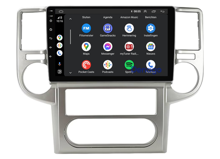 Nissan X-Trail CarPlay autoradio | Denago DNG-A339 | 10 inch | Android 13 | Draadloos CarPlay & Android Auto