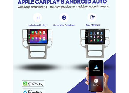 Nissan X-Trail CarPlay autoradio | Denago DNG-A339 | 10 inch | Android 13 | Draadloos CarPlay & Android Auto