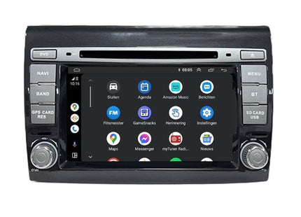 Fiat Bravo | CarPlay & Android Auto | autoradio | 2006 t/m 2017 | Android 13 | 4+64GB