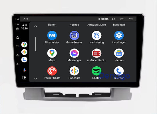 Opel Astra J CarPlay autoradio | 2009 t/m 2016 | Denago DNG-A280 | 9 inch | Android 13 | Draadloos CarPlay & Android Auto