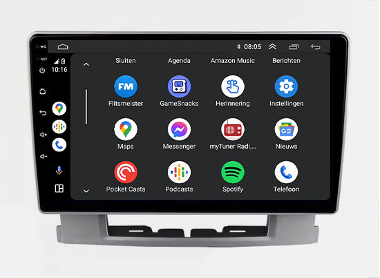 Opel Astra J | Android 13 | Autoradio | 2009 t/m 2016 | CarPlay & Android Auto