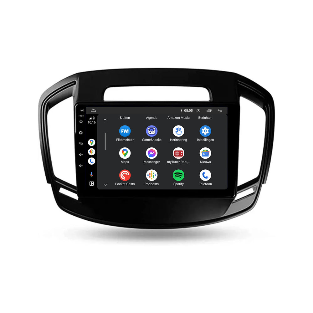 Opel Insignia | Android 13 | Autoradio | 2008 t/m 2013 | CarPlay & Android Auto