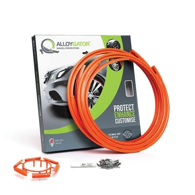 Alloygator Velgbescherming | Oranje| Stoeprand bescherming | Inter (12-19'' inch)