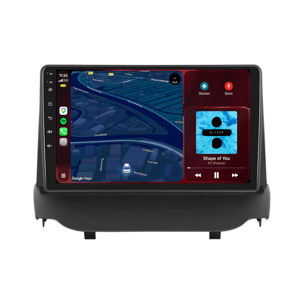 Autoradio Ford EcoSport avec CarPlay et Android Auto | 2014–2017 | 9 pouces | Android 15 | CTX-7290