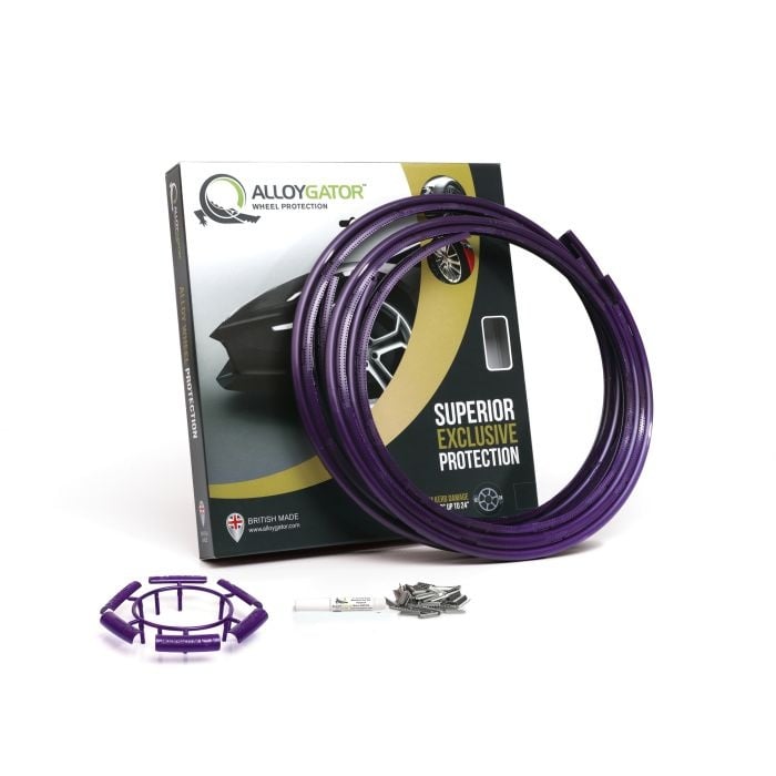 Protección de rines Alloygator | Morado | Protección para bordillos | Exclusiva (12-24 pulgadas)