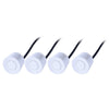 Parkeersensoren set | 4 sensoren | Geluid en Display | Wit