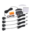 Conjunto de sensores de aparcamiento | 4 sensores | Sonido y Pantalla | Negro