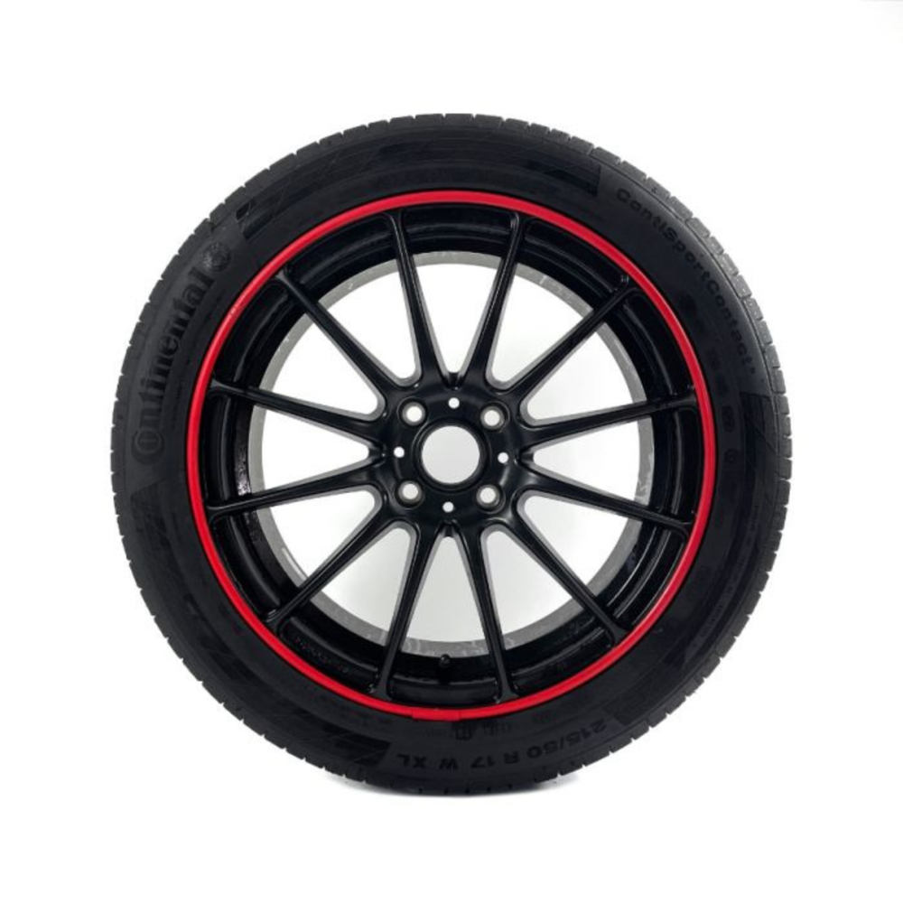 Alloygator Rim Protection | Red | Curb Protection | Exclusive (12-24'' inch)