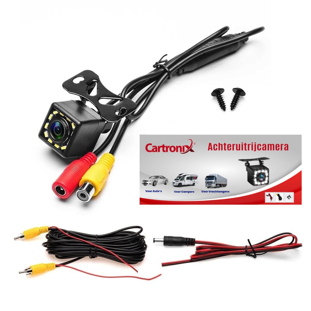 Cartronix RV-320 Reversing Camera | Universal | 12 LED | Night vision