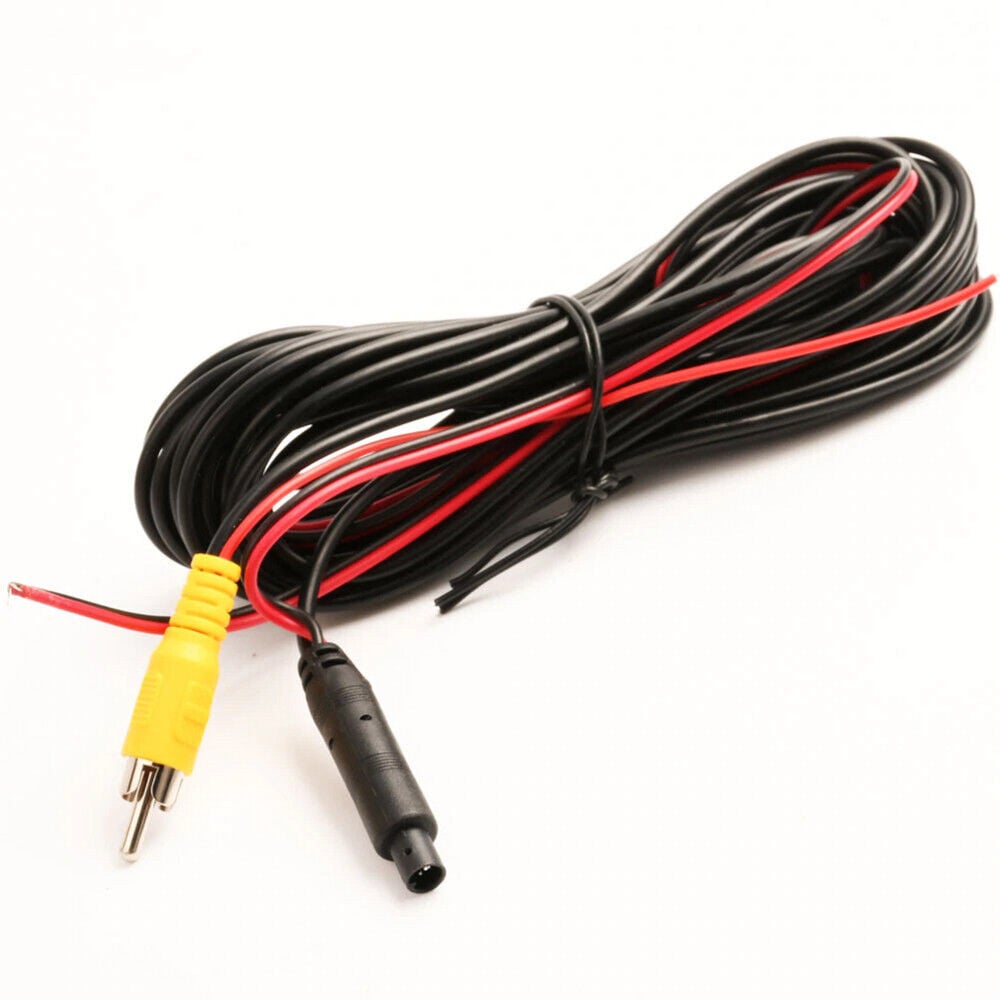 Cable de vídeo de 10 M para cámara de marcha atrás | Conector RCA a 4 pines