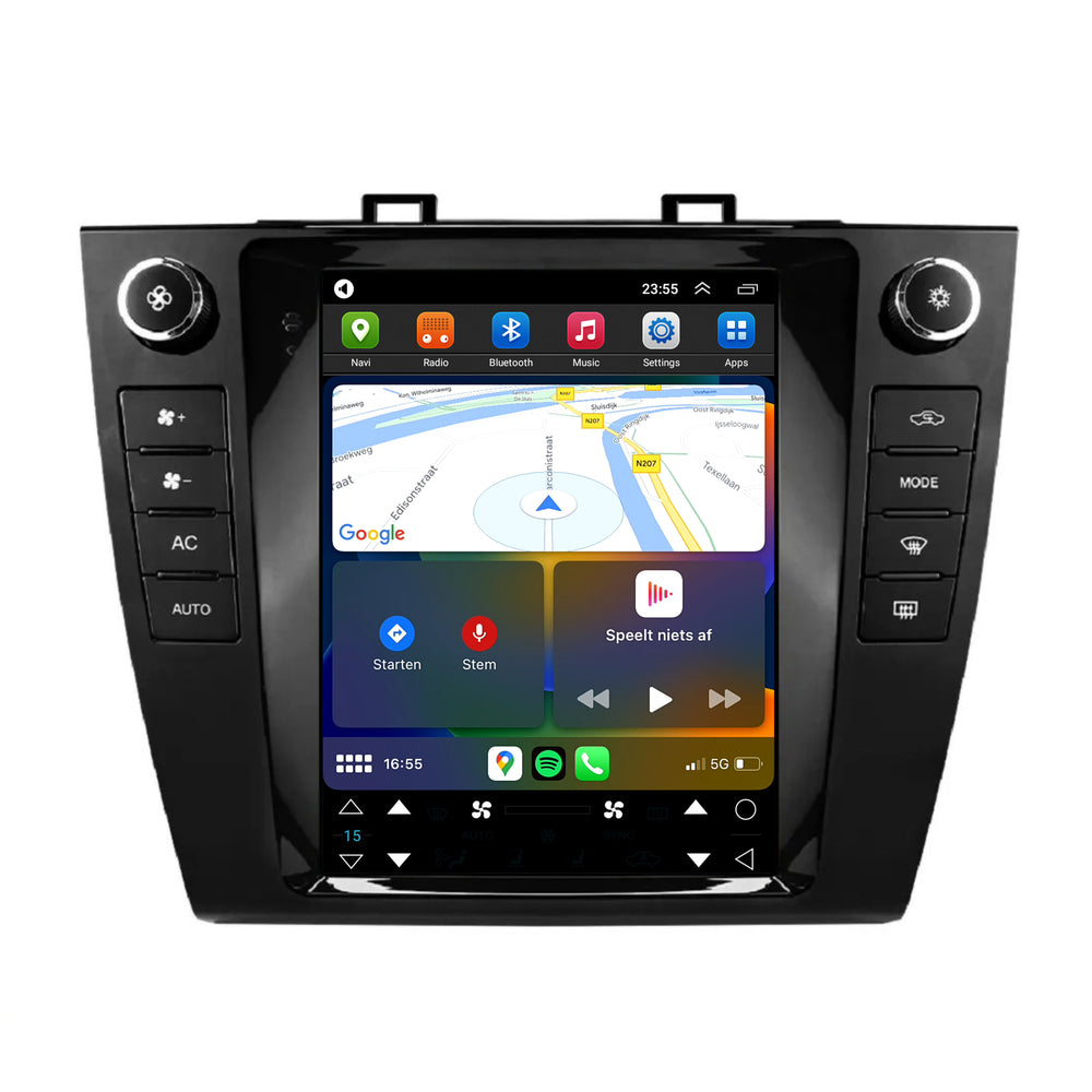 Subaru Outback Tesla Style | Android 13 | Autoradio | 2015 t/m 2020 | CarPlay & Android Auto