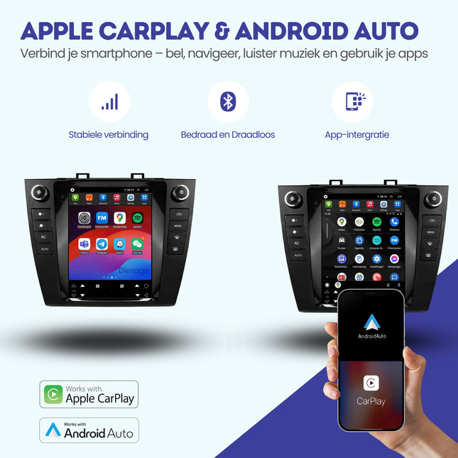 Subaru Outback CarPlay autoradio | 2015 t/m 2020 | Denago DNG-A418 | 9.7 inch Tesla Style | Android 13 | Draadloos CarPlay & Android Auto