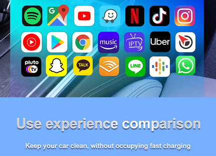 Carlinkit T-Box Ambient CarPlay | 4GB + 64GB | Netflix & Youtube