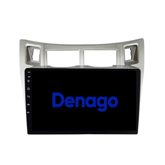 Toyota Yaris CarPlay car radio silver | 2005 to 2012 | Denago DNG-A289 | 9 inches | Android 13 | Wireless CarPlay & Android Auto