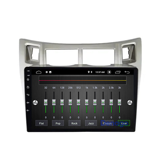 Toyota Yaris CarPlay car radio silver | 2005 to 2012 | Denago DNG-A289 | 9 inches | Android 13 | Wireless CarPlay & Android Auto
