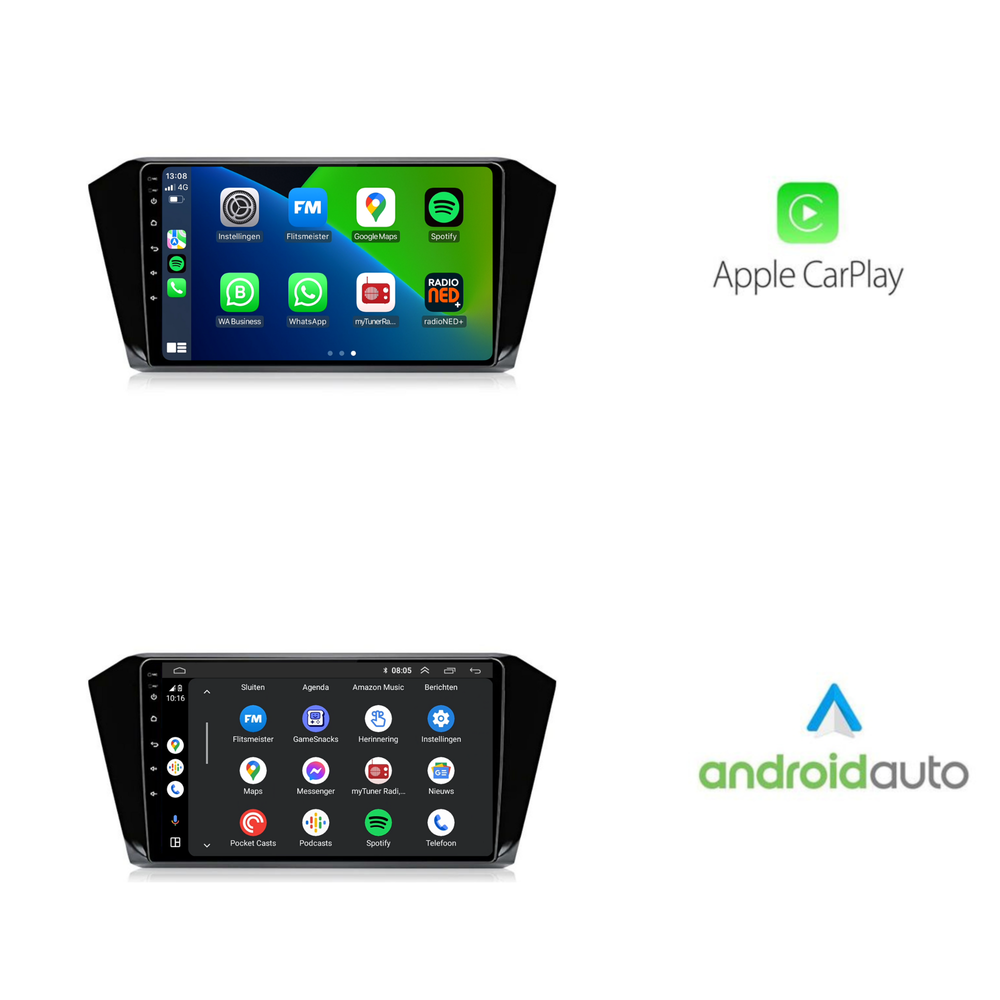 Volkswagen Passat | Androide 13 | Radio de coche | 2014 a 2021 | Carplay y Android Auto