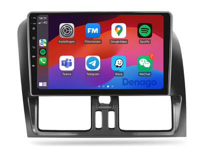 Volvo XC60 CarPlay autoradio | 2008 t/m 2018 | Denago DNG-A383 | 9 inch | Android 13 | Draadloos CarPlay & Android Auto