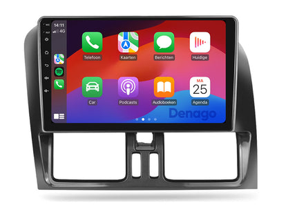 Volvo XC60 CarPlay autoradio | 2008 t/m 2018 | Denago DNG-A383 | 9 inch | Android 13 | Draadloos CarPlay & Android Auto