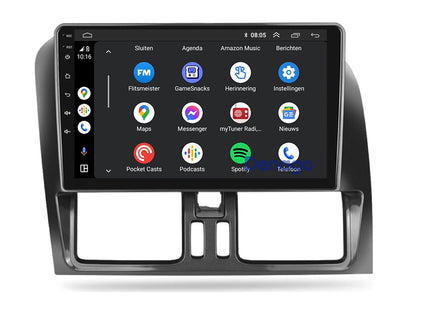Volvo XC60 CarPlay autoradio | 2008 t/m 2018 | Denago DNG-A383 | 9 inch | Android 13 | Draadloos CarPlay & Android Auto
