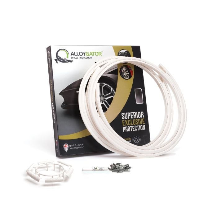 Alloygator Rim Protection | White | Curb Protection | Exclusive (12-24'' inch)