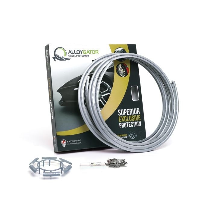 Alloygator Rim Protection | Silver | Curb Protection | Exclusive (12-24'' inch)