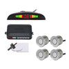 Parkeersensoren set | 4 sensoren | Geluid en Display | Zilver